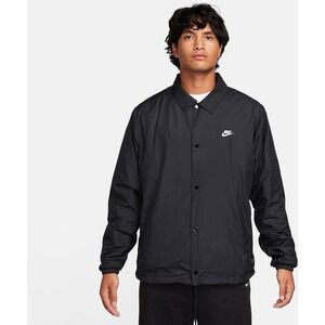 Nike Men's Club‎ Coaches Black Jacket Size Small New With Tags